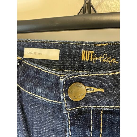 KUT From The Kloth women’s Natalie crop Jean capris-size 10 - Picture 3 of 5